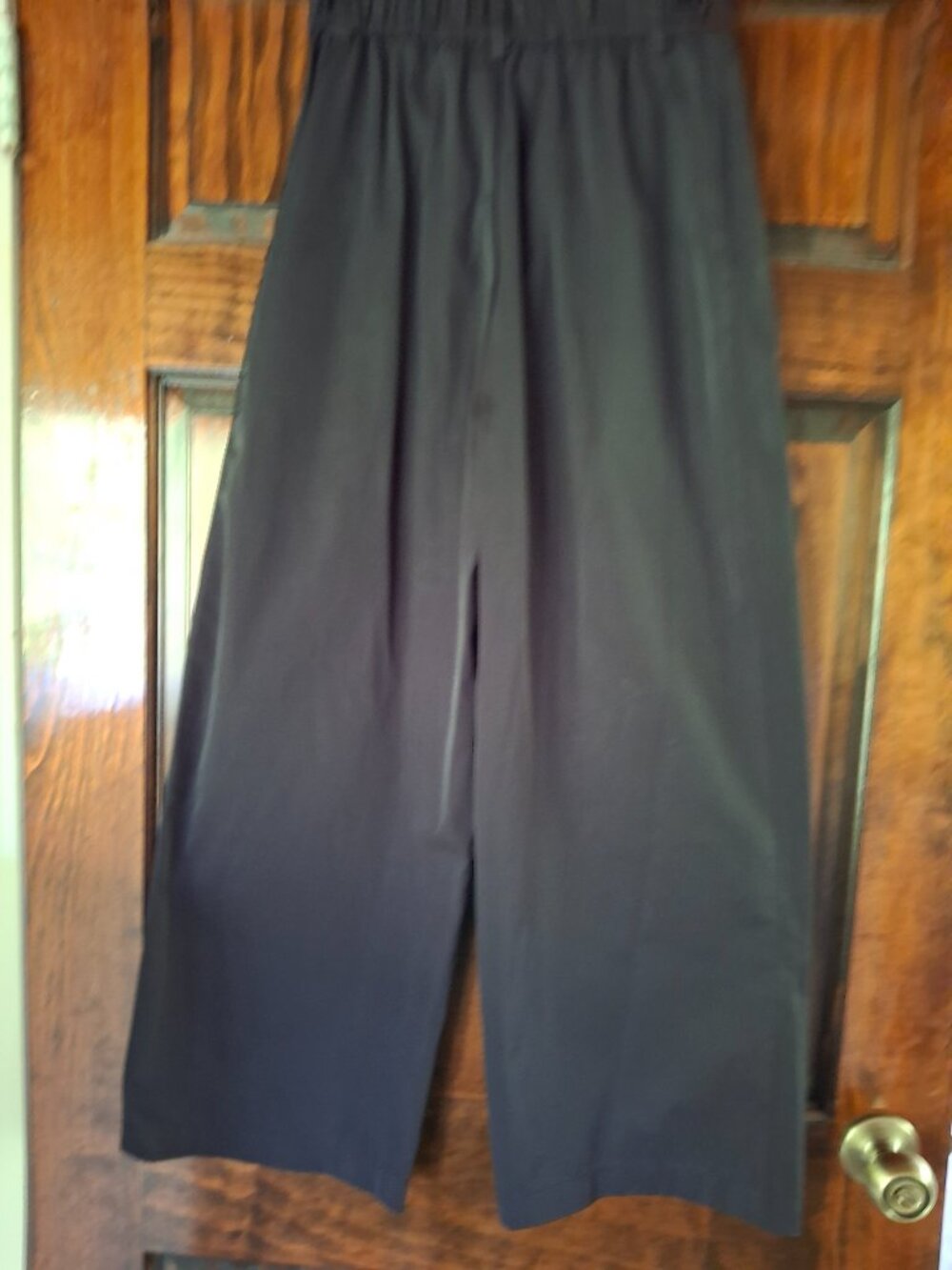 Black Poly-blend Dress Pants - Picture 2 of 3